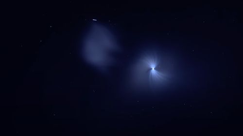 „Nu am mai văzut niciodată așa ceva": lumina albastră hipnotică de pe cerul Franței, după decolarea unei rachete SpaceX