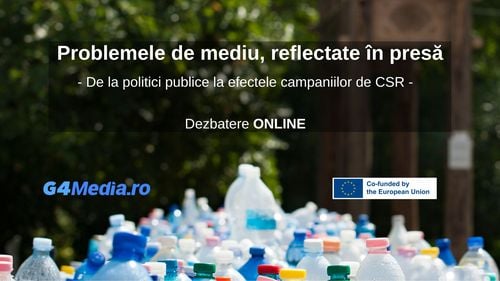 CONFERINȚĂ VIDEO LIVE: Problemele de mediu, reflectate în presă. Politici publice și campanii de reciclare, în era plasticului/ Aurel Ciobanu-Dordea, Comisia Europeană: „Răspunsul este armonizarea puternică a regulilor aplicabile producerii și punerii pe piață ambalajelor”