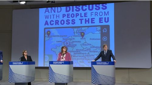 VIDEO Platforma digitală pentru Conferința privind viitorul Europei a fost lansată / Cetățenii europeni vor putea participa și crea evenimente pe zece domenii de interes / Verhofstadt: Nu este un eurobarometru, este un instrument total interactiv