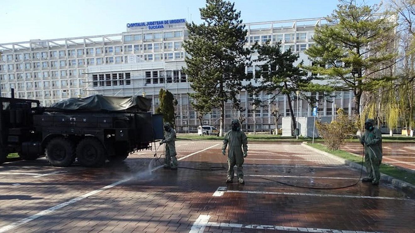 Militari specializaţi în intervenţii la dezastre vor decontamina şi dezinfecta municipiul Suceava