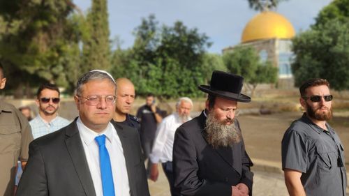 Ministrul israelian al Securității Naționale, extremistul de dreapta Itamar Ben-Gvir, a vizitat Muntele Templului / Esplanada Moscheilor: „Noi suntem stăpânii Ierusalimului și ai întregii Țări a Israelului"