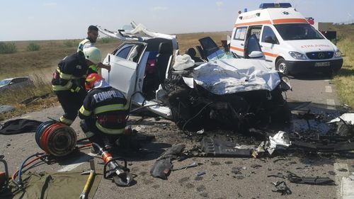 Accident rutier în Movila, două persoane au murit