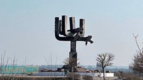 Bombele rusești au lovit memorialul Holocaustului de la Drobițki Yar, lângă Harkov