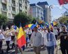 Sure de oameni au participat la Marșul Tricolorului, organizat la Târgu Mureș de extemiștii de la AUR