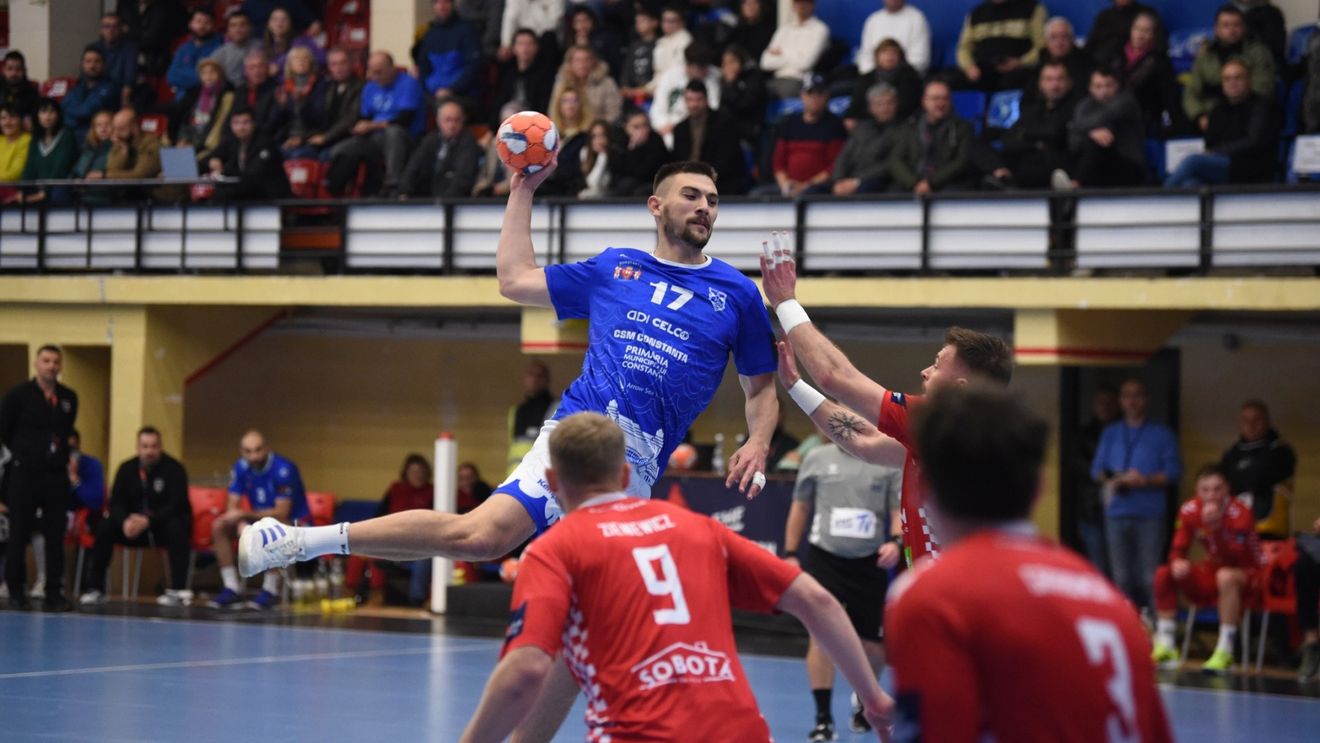 Handbal masculin: Vicecampioana CSM Constanţa încheie campania din European League cu un eşec pe teren propriu