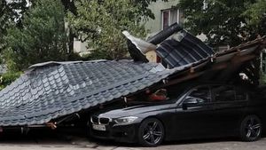 Acoperişuri desprinse şi copaci doborâţi de vânt în mai multe localităţi din Botoșani