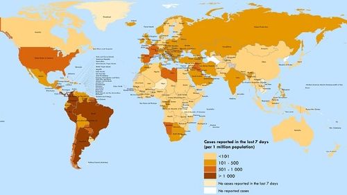 OMS: Europa se apropie de 4,5 milioane de cazuri de COVID-19 și înregistrează un sfert din decesele la nivel mondial, iar Americile au peste jumătate din numărul morților / România, locul 10 pe continent la noi infectări în ultima săptămână și locul 5 la decese