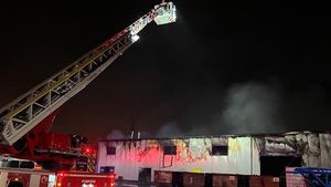Incendiu la o hală unde se vopsesc piese pentru mașini / Au fost mobilizați peste 70 de pompieri / Angajații s-au autoevacuat, nu sunt victime