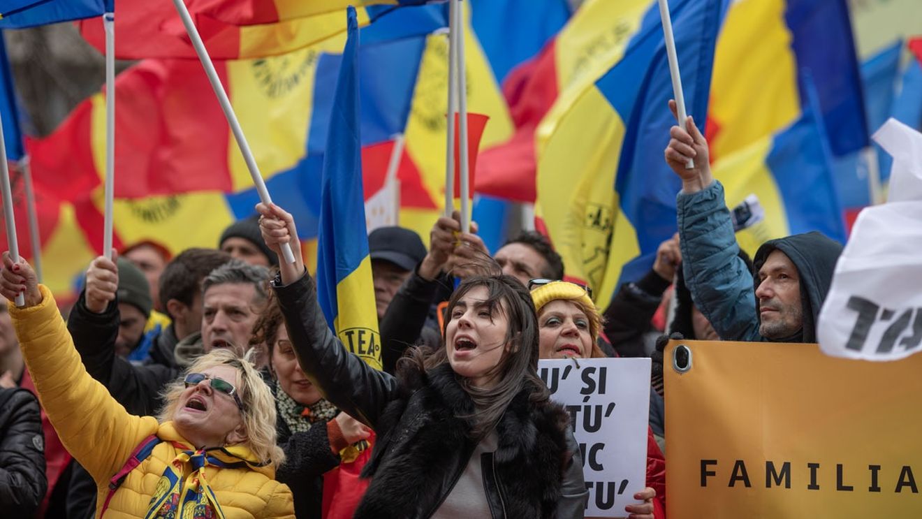 Jandarmeria Capitalei respinge acuzația că ar fi infiltrat persoane violente la protestul AUR