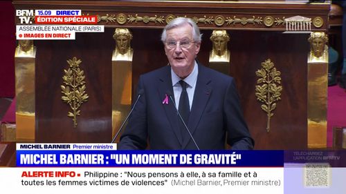 Prim ministrul Michel Barnier: „Franța are sabia lui Damocles deasupra capului” / Discurs de politică generală într-un parlament fracturat