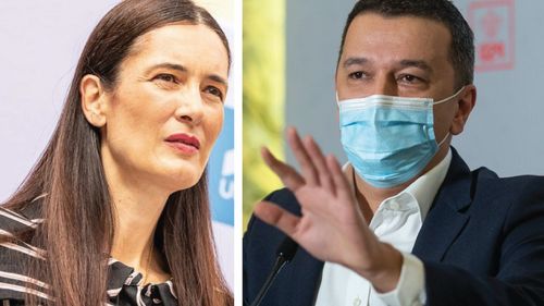 Grindeanu îi răspunde lui Clotilde Armand: ”Să cereți foile mele matricole de elev și de student, să vedeți ce note am luat” / Primarul Sectorului 1 l-a numit pe ministru ”acest Florin Roman al PSD-ului”