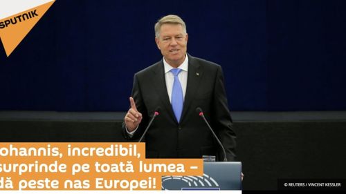 Iohannis, lăudat de Sputnik, oficiosul de propagandă al Kremlinului, pentru ”prestația” din Parlamentul European: Președintele a dat peste nas Europei, a apărat România