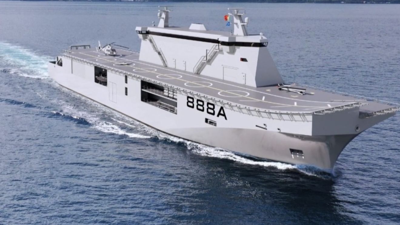 Portugalia a contractat construcția primului portavion dedicat dronelor din Europa, Don Juan II / Compania olandeză Damen va construi nava în Galați, România