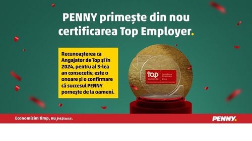 PENNY, desemnat Angajator de Top 2024 pentru al treilea an consecutiv (P)