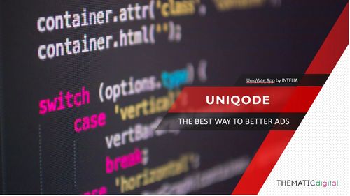 Tehnologia Uniqode sprijină editorii Thematic Digital prin eficiență și maximizarea monetizării programmatice