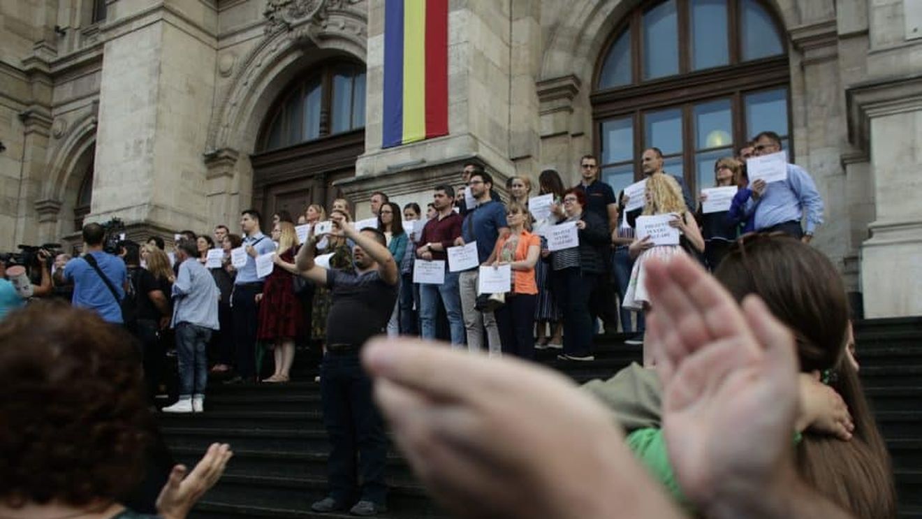 VIDEO Al treilea protest al magistraților în mai puțin de 9 luni: ”Nu vrem o Justiție sub control politic”
