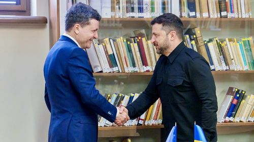 Întrevedere Nicușor Dan - Volodimir Zelenski / Președintele Ucrainei i-a mulțumit pentru sprijinul acordat de România