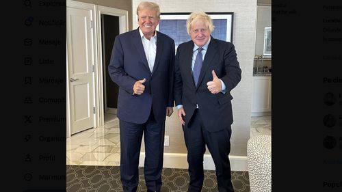 Boris Johnson crede că Trump va sprijini Ucraina