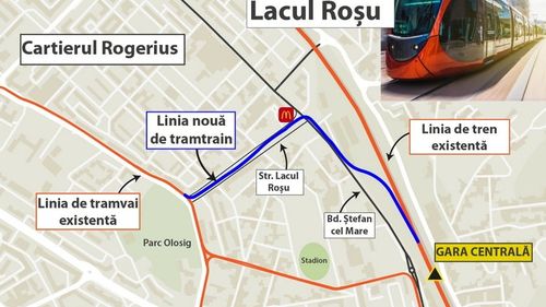 Proiect în premieră pentru România, implementat de administrația din Bihor: Rețea de tram-tren în Oradea și Zona Metropolitană