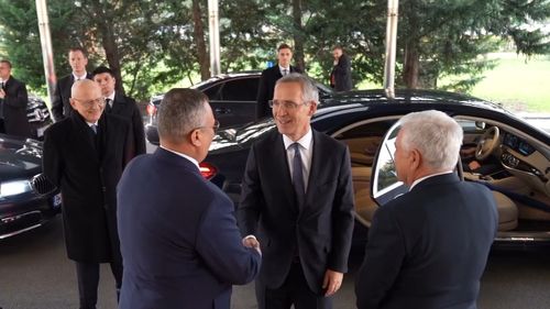 Jens Stoltenberg, primit la Palatul Victoria de premierul Nicolae Ciucă