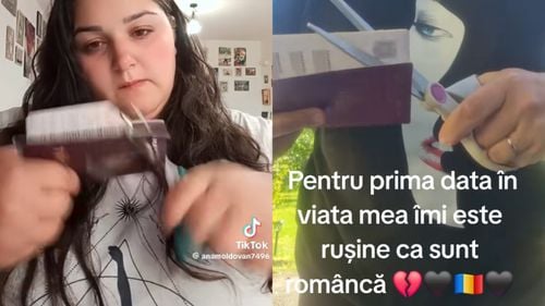 VIDEO Mai mulți români din diaspora își taie pașapoartele pe TikTok după ce George Simion a pierdut alegerile: „Pentru prima dată îmi este rușine că sunt româncă”