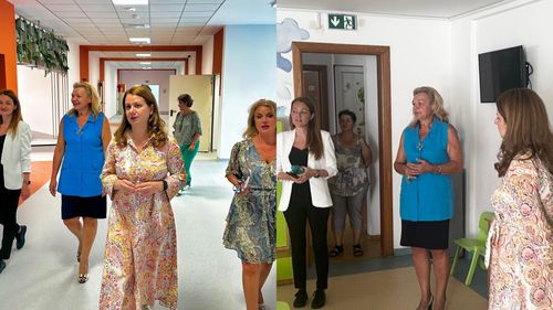 Ministra Ligia Deca, în vizită înainte de începerea anului școlar la o grădiniță și o școală renovate din Sectorul 6 – sectorul în care s-a înscris în PNL