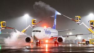 Aeroportul Schiphol din Amsterdam, unul dintre cele mai aglomerate din Europa, a anulat luni 450 de zboruri din cauza zăpezii şi îngheţului