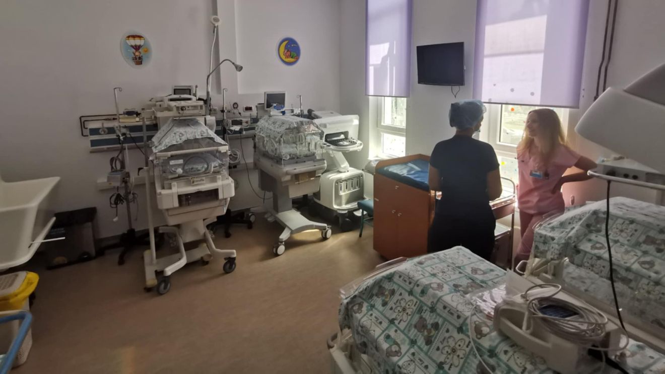 FOTO Maternitatea Odobescu din Timișoara s-a mutat într-o clădire modernă. În vechea clădire se prăbușea tavanul. Primele nașteri, pe 24 iulie
