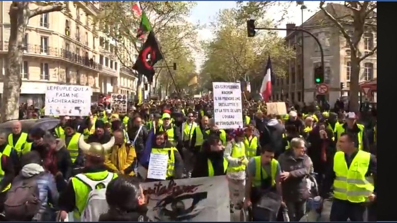 AL 22-lea weekend de proteste în Franța. Numărul "vestelor galbene", în scădere