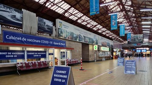 Centru de vaccinare, la Gara de Nord. Cătălin Drulă: „Hai cu mic, cu mare, în gară, la vaccinare”