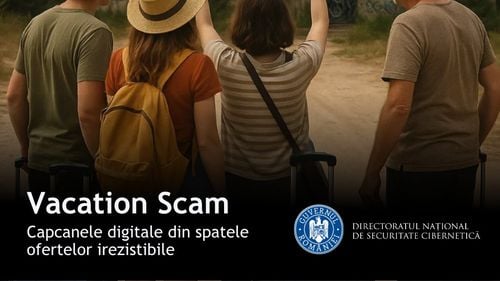 Oferte false, cazări inexistente, bilete de avion la prețuri „ireale” / Directoratul Național de Securitate Cibernetică, avertisment legat de înșelătoriile online ”de vacanță”