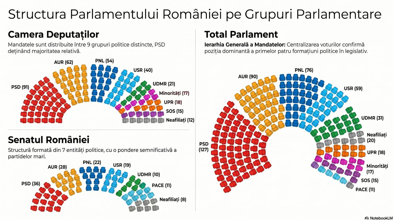 Guvernul Veștea are nevoie de voturile AUR, în orice scenariu bazat pe informațiile actuale / O demonstrație pe înțelesul președintelui Nicușor Dan