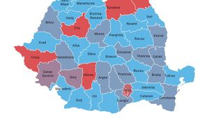HARTA cazurilor de COVID-19 cu tulpina UK depistate în România: 164 de infectări distribuite în toate regiunile țării / Mai mult de jumătate dintre acestea sunt în București