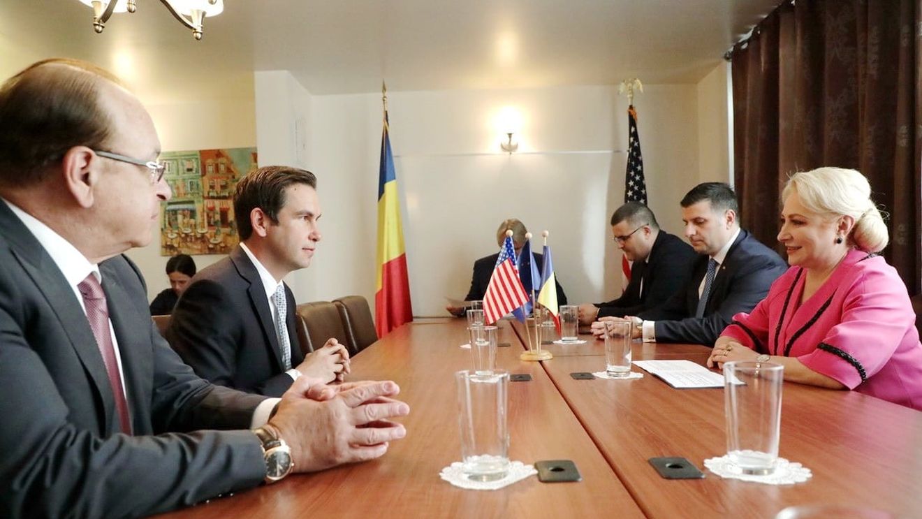 Idee stranie a premierului Dăncilă în vizita din SUA: linie aeriană directă între România și un orășel de 300.000 de locuitori