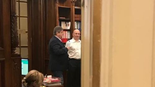 Apariție - surpriză la sediul PSD: Gabriel Oprea, fostul ministru de Interne