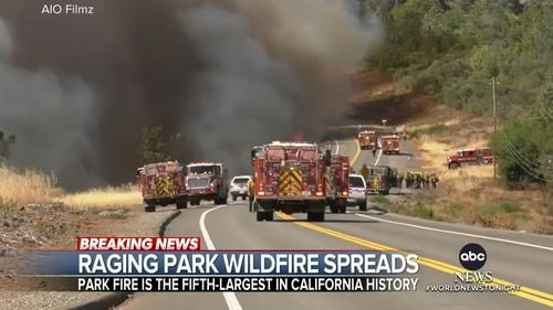 Mega-incendiul din California acoperă o suprafaţă mai mare decât cea a oraşului Los Angeles