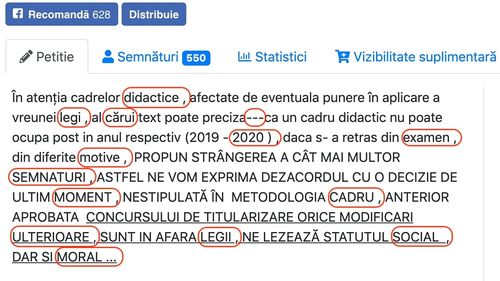 Petiție plină de greșeli a celor care vor să fie profesori, deși s-au retras din examenul de titularizare