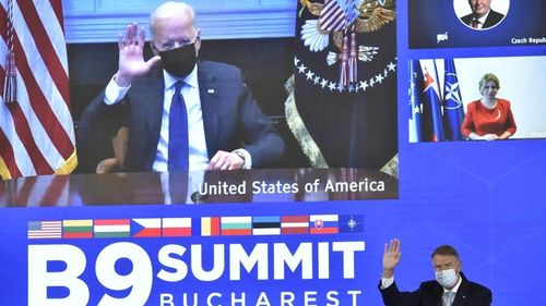 VIDEO Klaus Iohannis, la Summitul Formatului București (B9): Prezența președintelui Biden transmite un mesaj extrem de puternic de solidaritate și unitate transatlantică