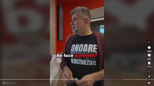 Ciucă, trolat de Ciolacu / Candidatul PSD a purtat un tricou cu ”Onoare, respect, predictibilitate”