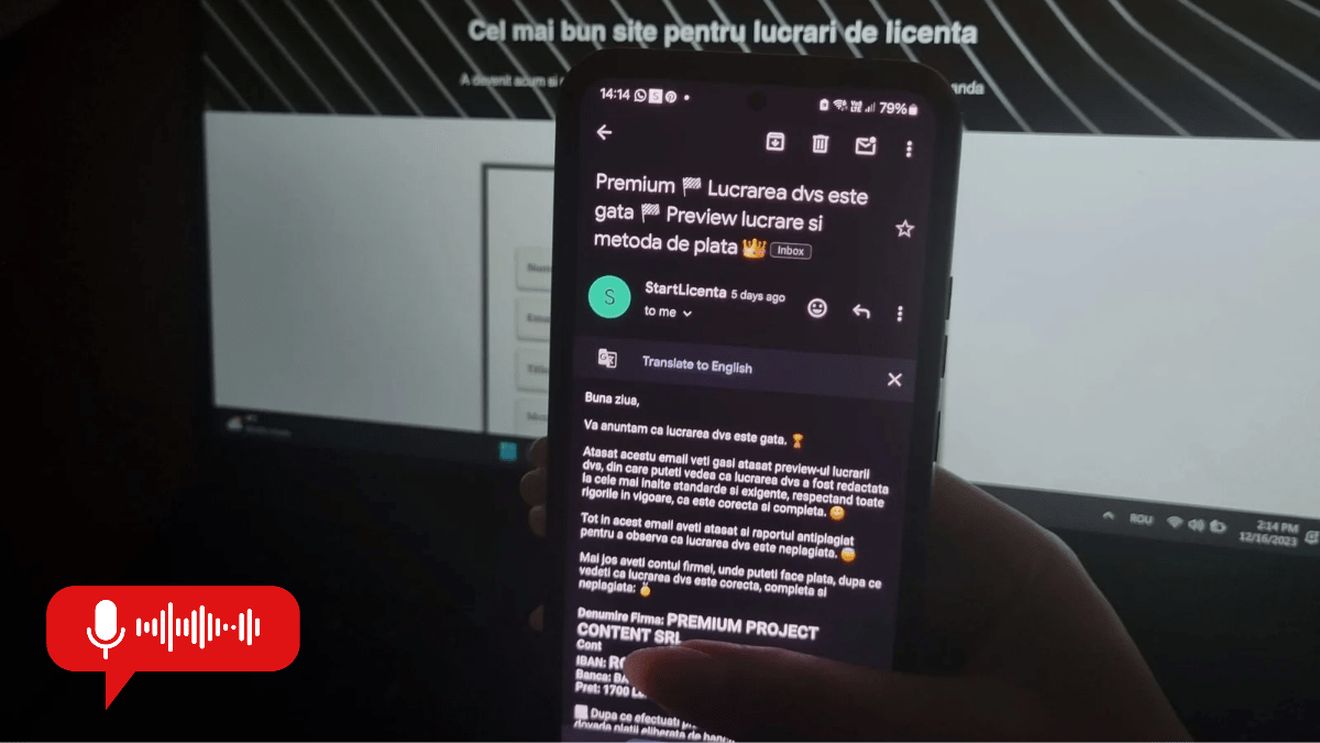 AUDIO Lucrări de licență vândute de site-uri specializate în „servicii de copertare”. Cum se negociază cu un student / Ce spune autoritatea care poate închide astfel de site-uri / Anchetă a Poliției după cazurile semnalate de G4Media