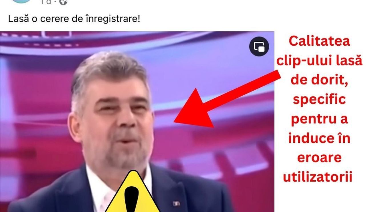 Inteligența Artificială, folosită în România pentru a promova pe rețele sociale înșelătorii financiare. Imaginea lui Ciolacu a fost folosită pentru un site de phishing