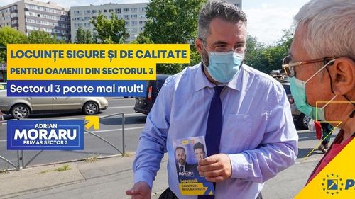 GALERIE FOTO Adrian Moraru, candidatul PNL - USR PLUS, la Primăria Sectorului 3: “Primarii s-au dedicat montării de borduri și panseluțe. Avem soluții pentru fluidizarea traficului” - Advertorial