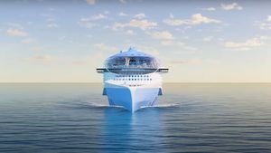 Cea mai mare navă de croazieră din lume - de cinci ori mai mare decât Titanicul - este pe cale să pornească în larg