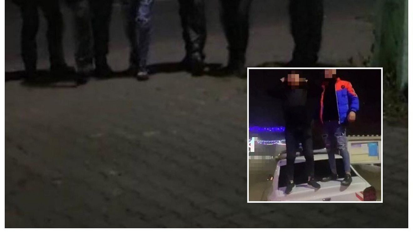 Doi adolescenți, luați de mascați și acuzați de distrugere. Au urcat pe Tik-Tok un clip cu ei urcați pe o mașină de poliție / UPDATE Cei doi au fost reținuți