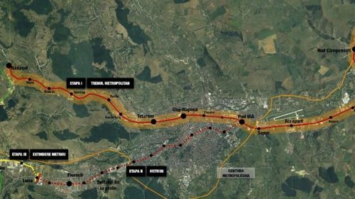 S-a dat startul construcției metroului în Cluj / Se fac lucrări de consolidare în zona stației 2 din comuna Florești