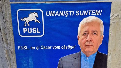 Sarea și piperul campaniei electorale: Un candidat la Primăria Suceava și-a pus pisica în afiș / ”Eu și Oscar vom câștiga”