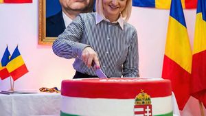 Deputat AUR, un nou gest de sfidare a suveranității unui stat: Lidia Vadim Tudor taie un tort cu steagul Ungariei