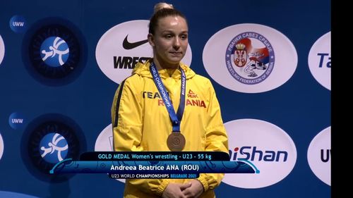 Aur pentru Andreea Beatrice Ana la Campionatele Mondiale de lupte Under 23 de la Belgrad