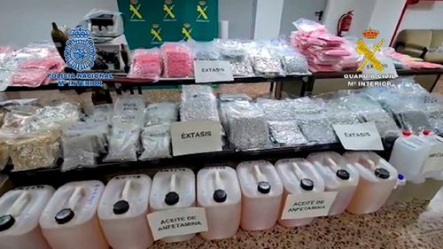 Captură-record de peste 800.000 de comprimate de ecstasy în Spania/ Din reţea făceau parte şi români