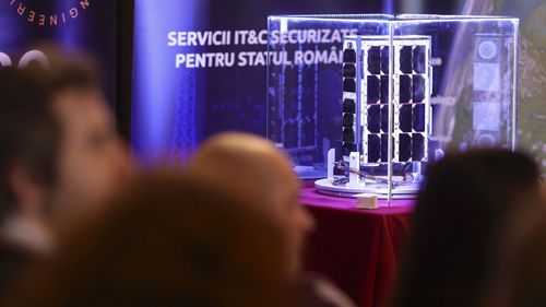 Satelitul românesc „Corvus”, prezentat de Autoritatea Națională pentru Cercetare / Acesta va localiza sursele de interferență radio de pe teritoriul țării
